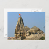 SOMNATH TEMPLE GUJARAT INDIA BRIEFKAART (Voorkant / Achterkant)
