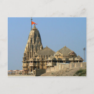 SOMNATH TEMPLE GUJARAT INDIA BRIEFKAART