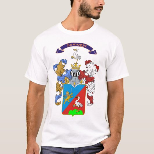 Somogyi Familie Hongaarse Crest T-Shirt (Voorkant)