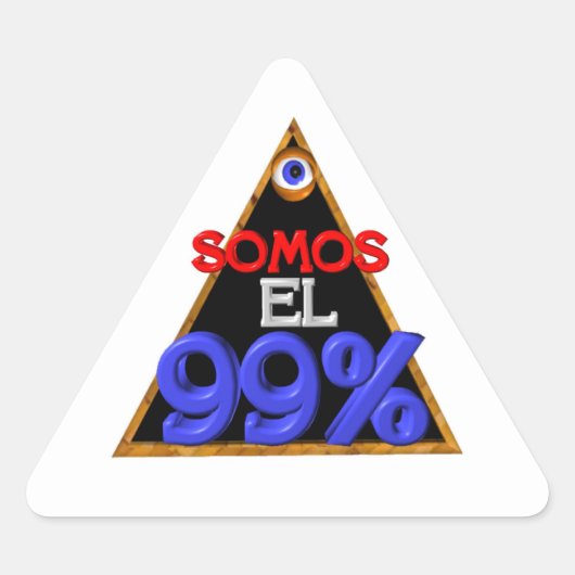 Somos el 99% Spanish We are 99 percent Sticker (Voorkant)