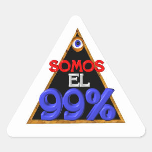 Somos el 99% Spanish We are 99 percent Sticker