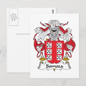 Somoza Family Crest Briefkaart (Voorkant / Achterkant)