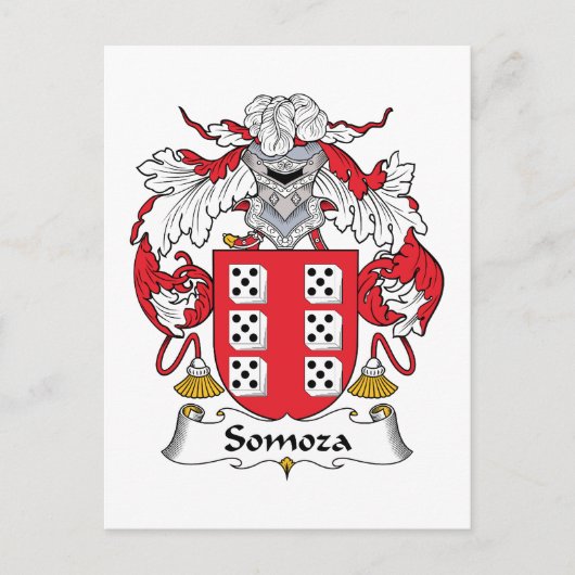 Somoza Family Crest Briefkaart (Voorkant)