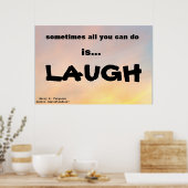 "SOMS ALLES WAT JE KUNT DOEN IS LAAT POSTER (Keuken)