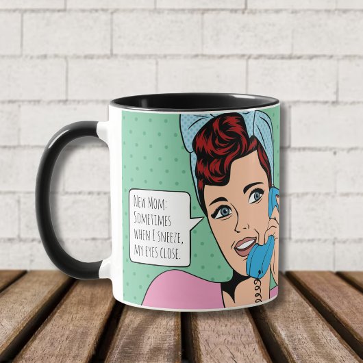 Soms als ik nies, sluiten mijn ogen - nieuwe moede mok