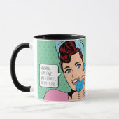 Soms als ik nies, sluiten mijn ogen - nieuwe moede mok (Links)