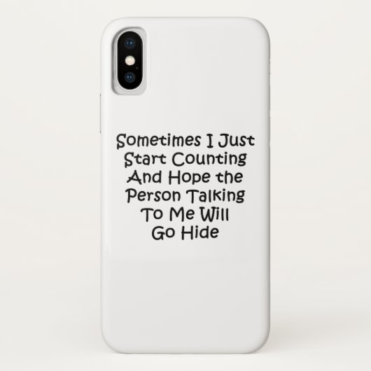 Soms Begin Ik Te Tellen Case-Mate iPhone Case (Achterkant)