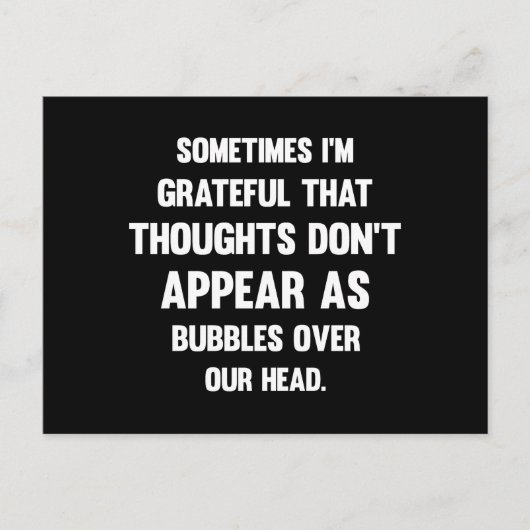 Soms ben ik dankbaar...| Funny t-shirt | HUMOR Briefkaart (Voorkant)