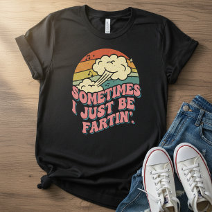 Soms ben ik gewoon aan het scheten Retro Vintage T-shirt