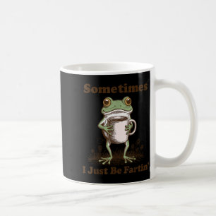 Soms ben ik gewoon een grappige kikker meme koffie koffiemok