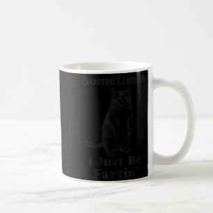 Soms ben ik gewoon een kat die scheetjes laat Funn Koffiemok