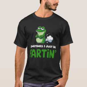 Soms ben ik gewoon een scheetlatende kikker meme a t-shirt