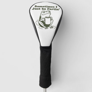 Soms ben ik gewoon furzende grappige kikker losges golfheadcover