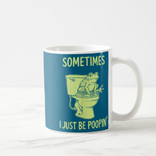 Soms ben ik gewoon op Tee met grappige toilet kikk Koffiemok