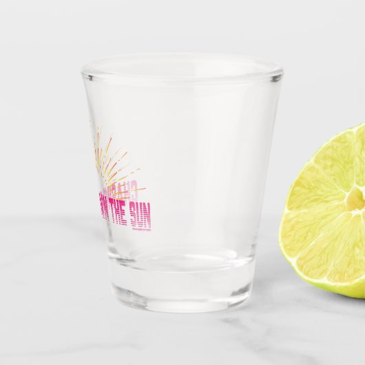 SOMS BUITEN - SCHOONGLAS MET LOGO KEUREN SHOT GLAS (Rechts)