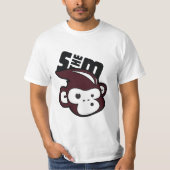 Soms de Aandrijfswaarde van de Mannen van Monkey T T-shirt (Voorkant)