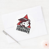 Soms de aap Sticker (Envelop)