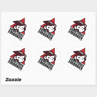 Soms de aap Sticker