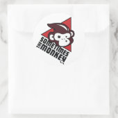 Soms de aap Sticker (Tas)