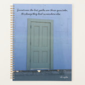 Soms de beste paden - Deur naar mogelijkheden Planner (Voorkant)