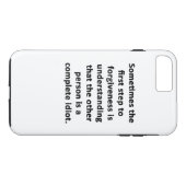 Soms de Eerste Stap Case-Mate iPhone Case (Achterkant (Horizontaal))