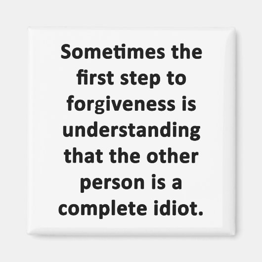 Soms de Eerste Stap Magneet (Voorkant)