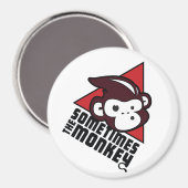 Soms de Magnetische Button van de aap Magneet (Voorkant / Achterkant)