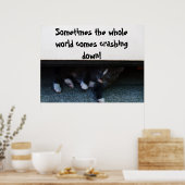 SOMS DE WERELDKLACHT OP JULLIE poster (Keuken)