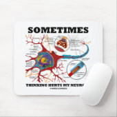 Soms denk ik aan de Hurts van mijn neuronen Muismat (Met muis)