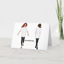 SOMS DENK JE AAN JE KAART