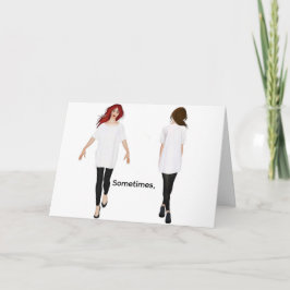 SOMS DENK JE AAN JE KAART