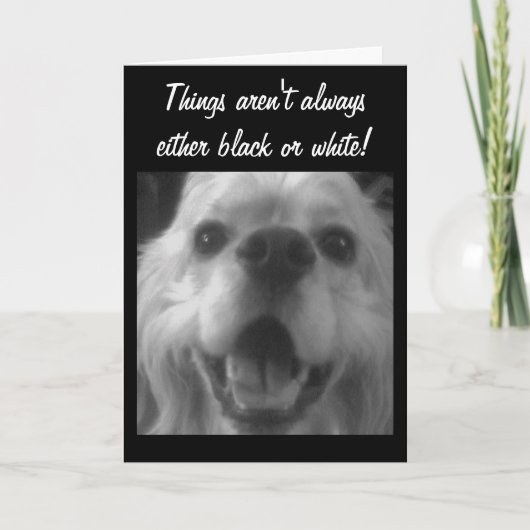 SOMS DINGEN ZIJN BLAUW! GOED KRIJGEN KAART (Voorkant)