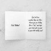 SOMS DINGEN ZIJN BLAUW! GOED KRIJGEN KAART (Binnen)