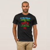 Soms doe ik alsof.... t-shirt (Voorkant volledig)
