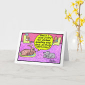 Soms doe je alsof je iets hoort... kaart (Gele Bloem)