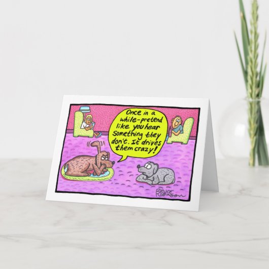 Soms doe je alsof je iets hoort... kaart (Voorkant)