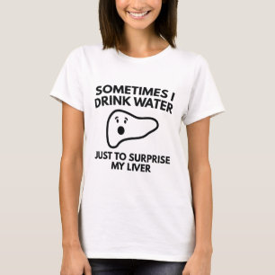 Soms Drink ik water T-shirt