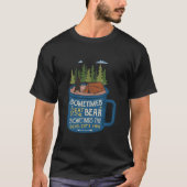 Soms eet je buiten het Beer | Mannen T-shirt (Voorkant)