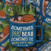 Soms eten Beren je in de strijd | Afgesneden Stick Sticker