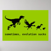 Soms, Evolution Sucks Poster (Voorkant)