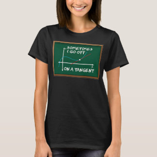 Soms ga ik af op een tastbare Wiskunde Formule Fun T-shirt