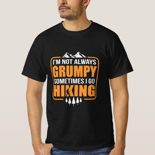 Soms ga ik wandelen t-shirt (Voorkant)