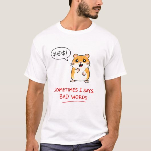 Soms gebruik ik slechte woorden t-shirt (Voorkant)