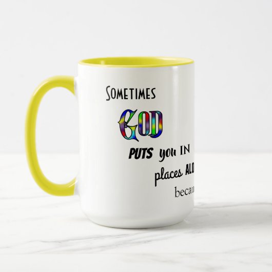 Soms God - 15 oz. Ringer combo mok (Links)