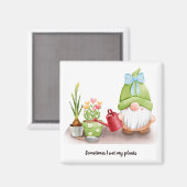 Soms heb ik mijn planten nat. magneet (Voorkant / Achterkant)