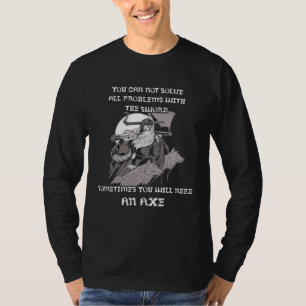 Soms Heb Je Een Bijl Backprint Odin Viki T-shirt