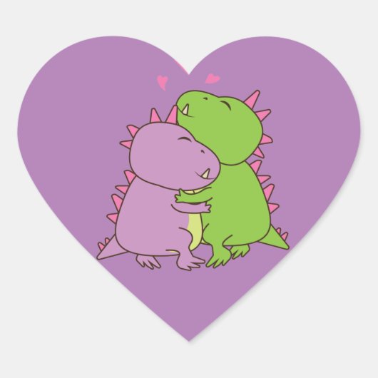 Soms hebben we gewoon een knuffel paars nodig hart sticker (Voorkant)