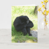 Soms hebben zelfs apen slechte dagen kaart (Gele Bloem)