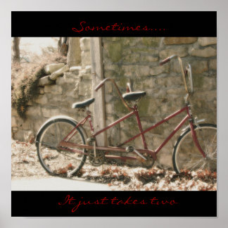 Soms.... Het kost slechts twee Poster