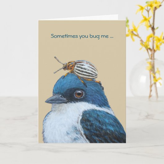 Soms hou je van me... en ik vind het leuk. Kaart (Gele Bloem)